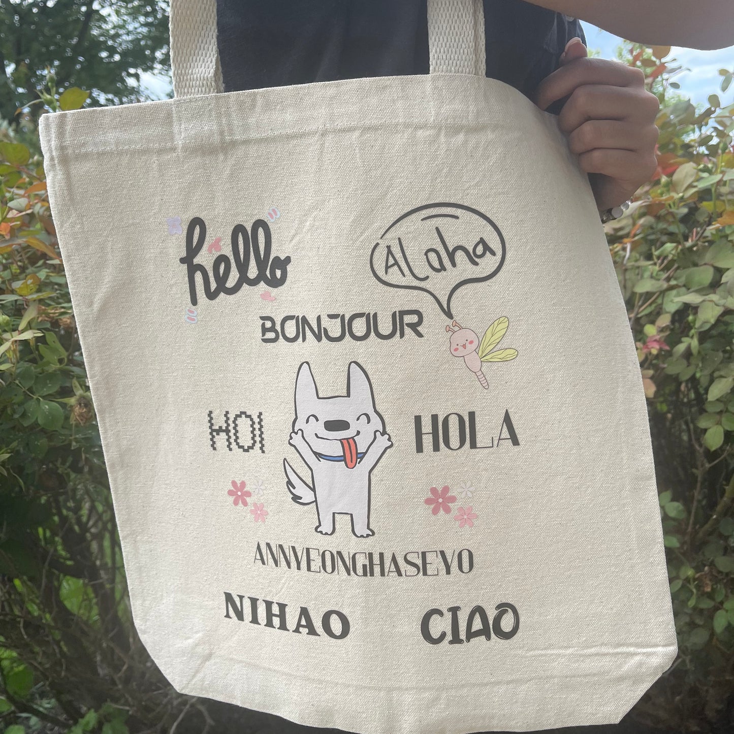Hello Tote Bag